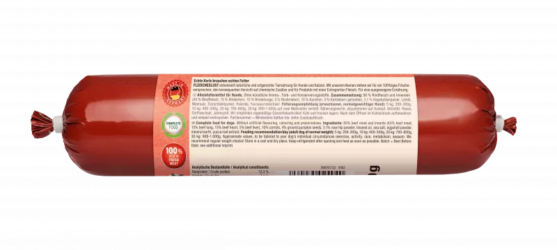 Zartes Rind mit Karotten und Hagebutte 800g